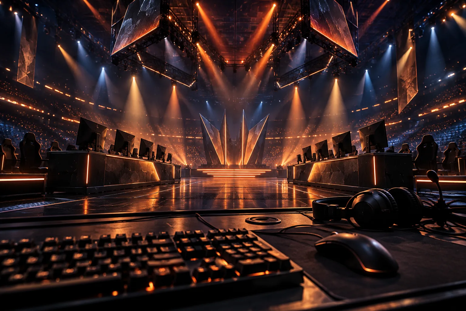 Original arena concept · AI illustration